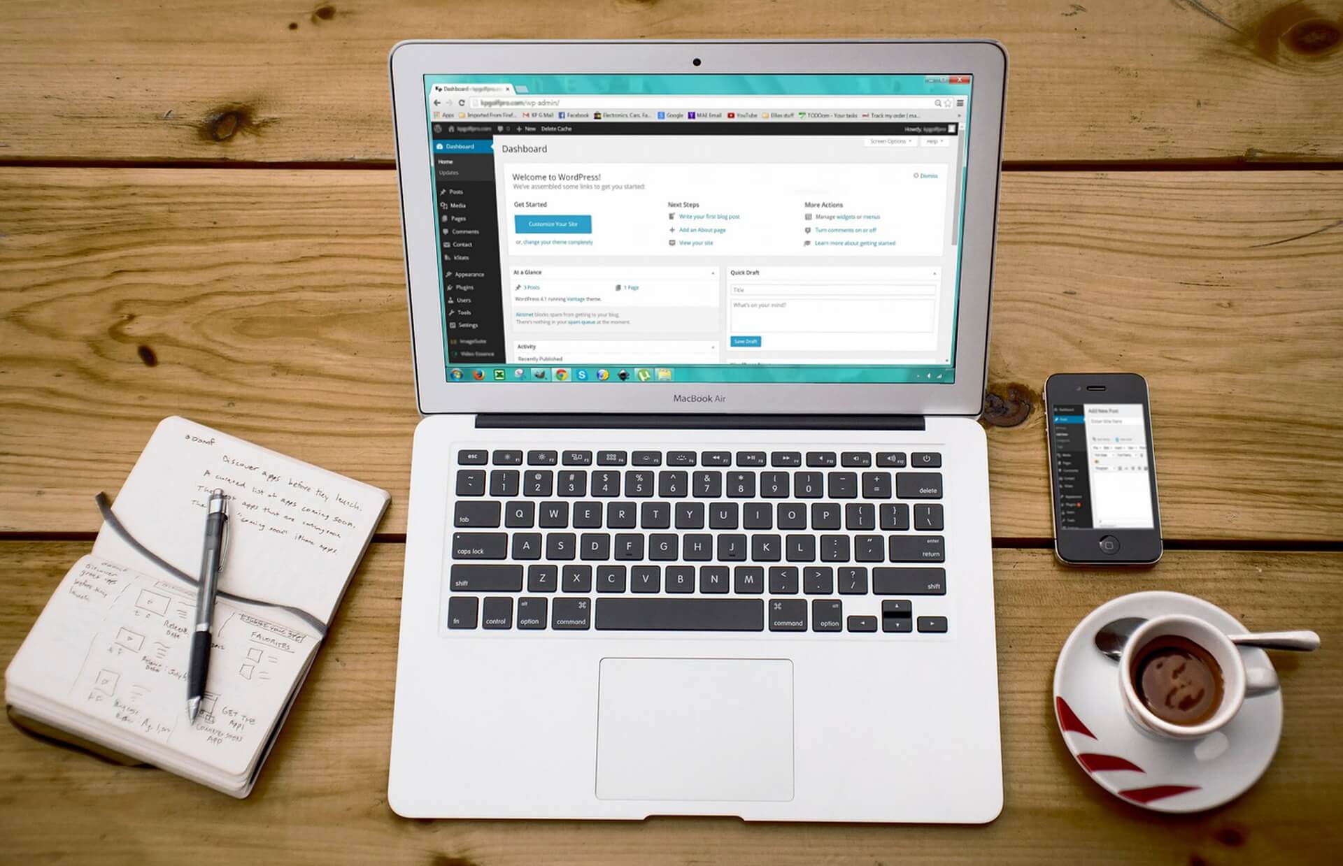 hjemmeside wordpress